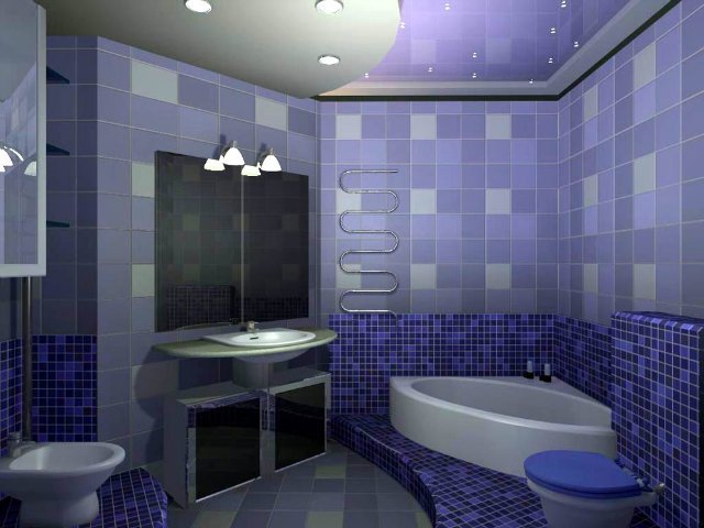 Выбор  дизайна  ванной комнаты.